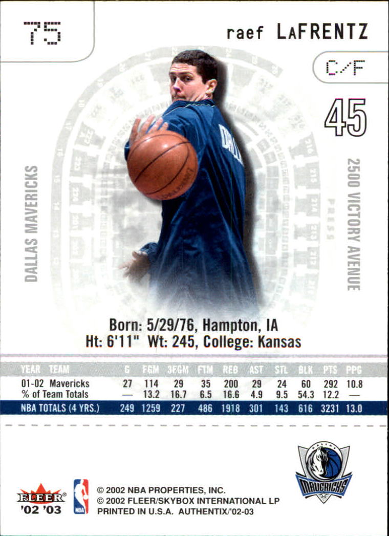 B7430- 2002-03 Fleer Authentix BK Karte #S 1-100 -du Pick- 15 + Gratis US Schiff - Bild 143 von 189