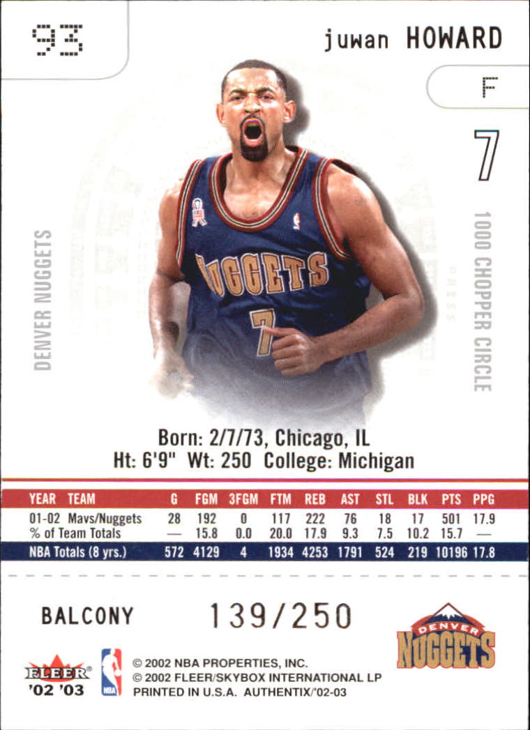 Juwan howard suspension