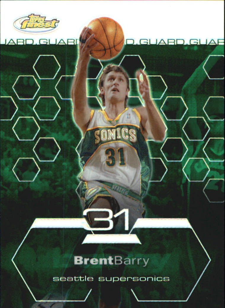 2002-03 Finest Refractors #70 Brent Barry