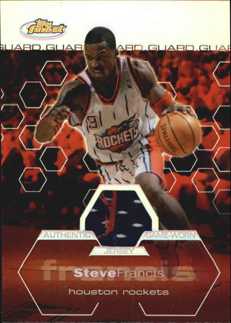 2002-03 Finest Refractors #132 Steve Francis JSY