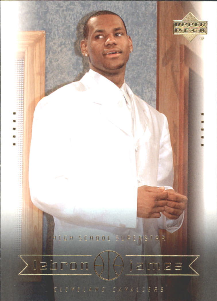 2003 Upper Deck LeBron James Box Set #7 LeBron James/High School Superstar