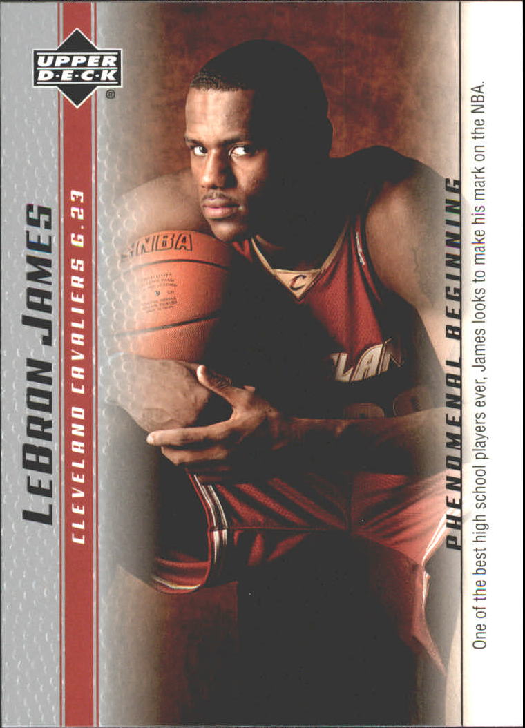 2003-04 Upper Deck Phenomenal Beginning LeBron James #10 LeBron James/One of the best