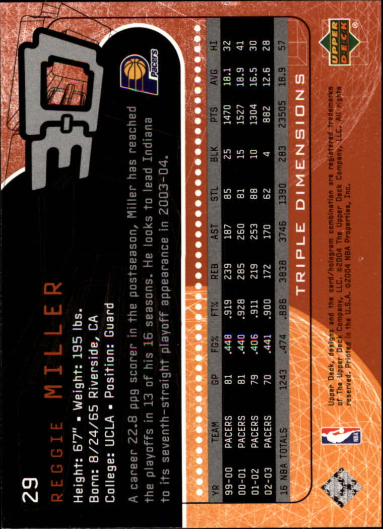 A7096- 2003-04 Upper Deck Triple Dimensions 1-90 You Pick- 15+ FREE US SHIP - Picture 57 of 160