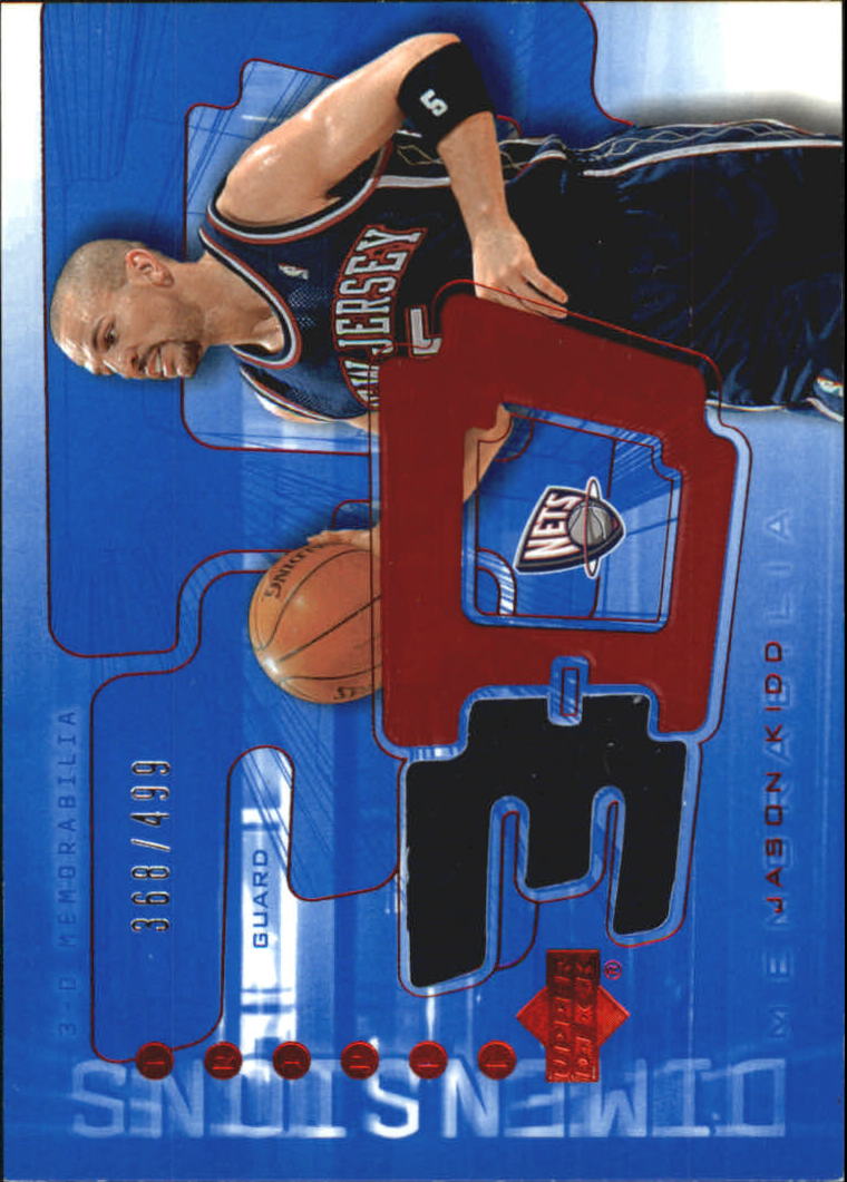 2003-04 Upper Deck Triple Dimensions 3-D Shooting Shirts #S5 Jason Kidd