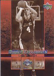 2003-04 Upper Deck Rookie Exclusives Variation #27 Luke Walton
