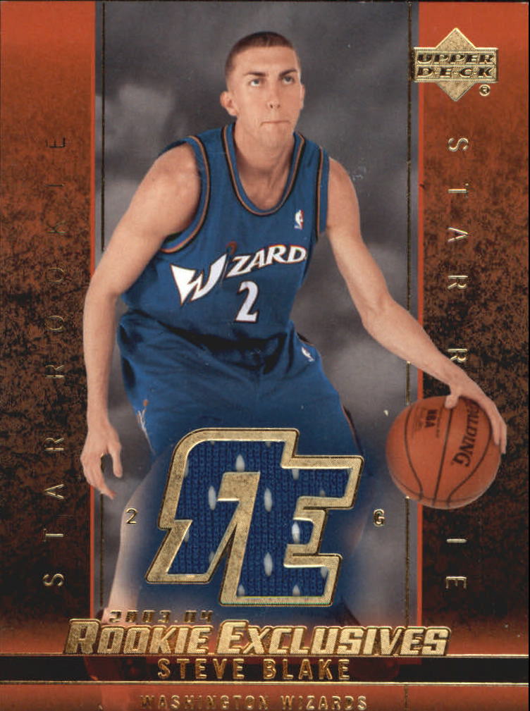 2003-04 Upper Deck Rookie Exclusives Jerseys #J29 Steve Blake