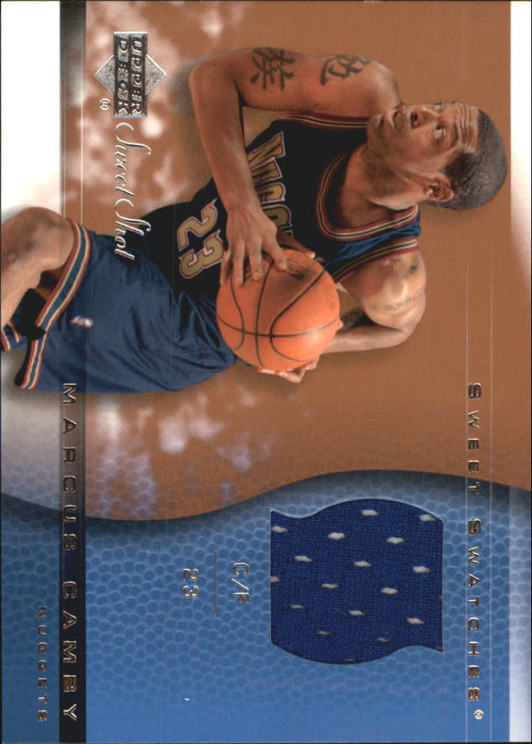 2003-04 Sweet Shot Sweet Swatches #MCSS Marcus Camby
