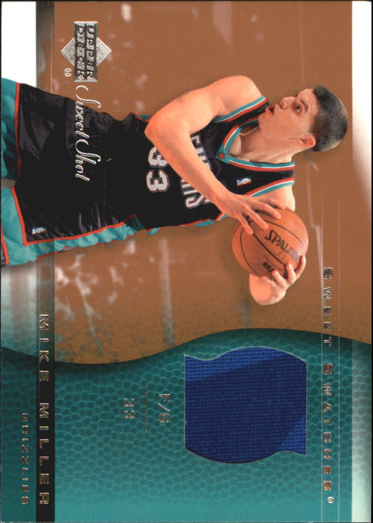 2003-04 Sweet Shot Sweet Swatches #MMSS Mike Miller