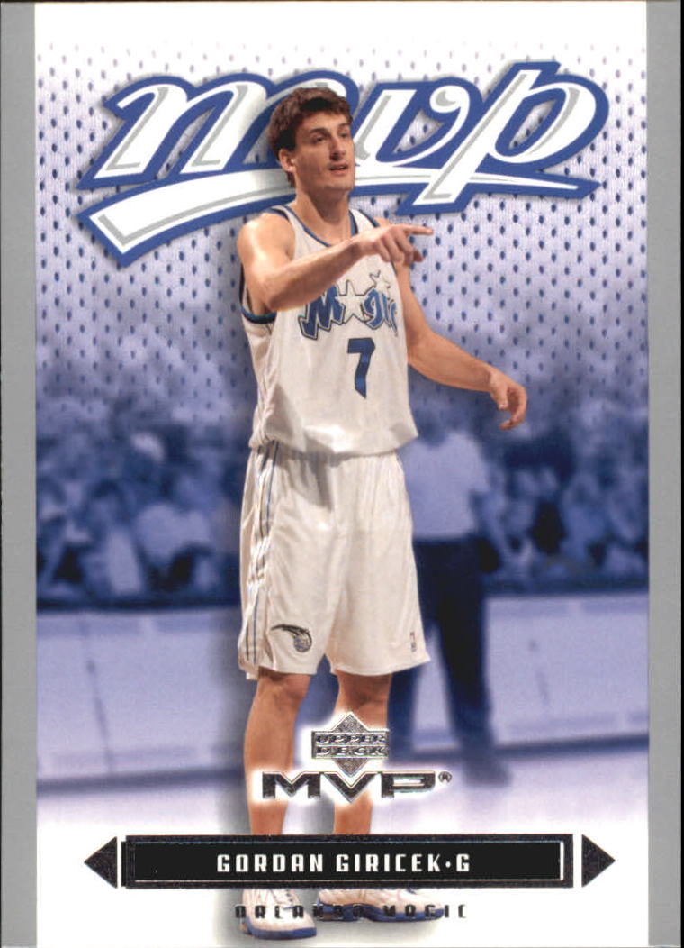 2003-04 Upper Deck MVP Silver #130 Gordan Giricek