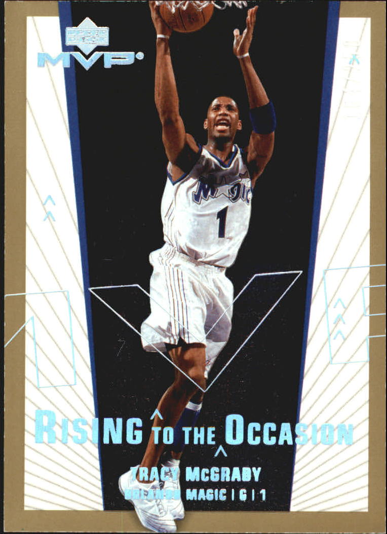 2003-04 Upper Deck MVP Rising to the Occasion Gold #RO9 Tracy McGrady