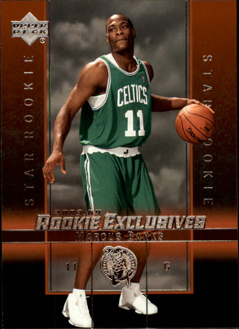 2003-04 Upper Deck Rookie Exclusives #9 Marcus Banks RC