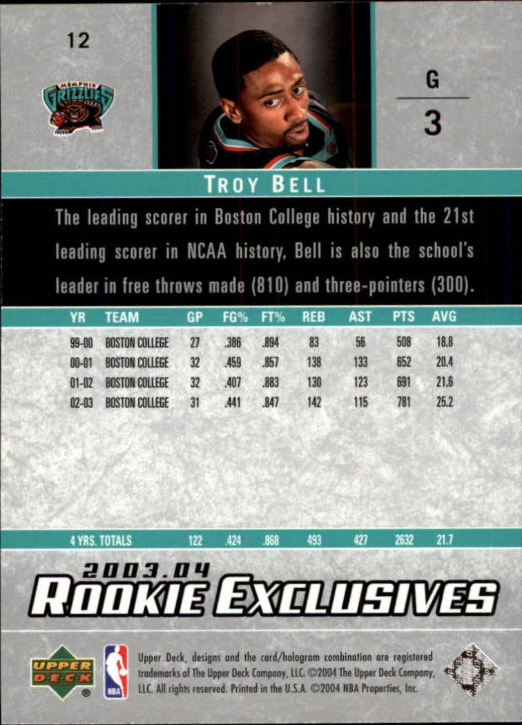 B2293- 2003-04 Upper Deck Rookie Exclusives Bk -You Pick- 15+ FREE US SHIP - Picture 17 of 103