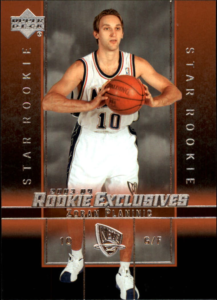 2003-04 Upper Deck Rookie Exclusives #18 Zoran Planinic RC