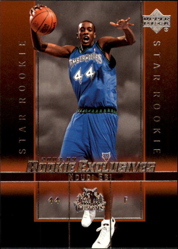 2003-04 Upper Deck Rookie Exclusives #21 Ndudi Ebi RC