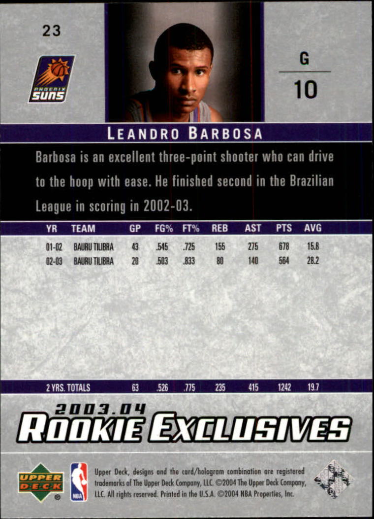 B2293- 2003-04 Upper Deck Rookie Exclusives Bk -You Pick- 15+ FREE US SHIP - Picture 39 of 103