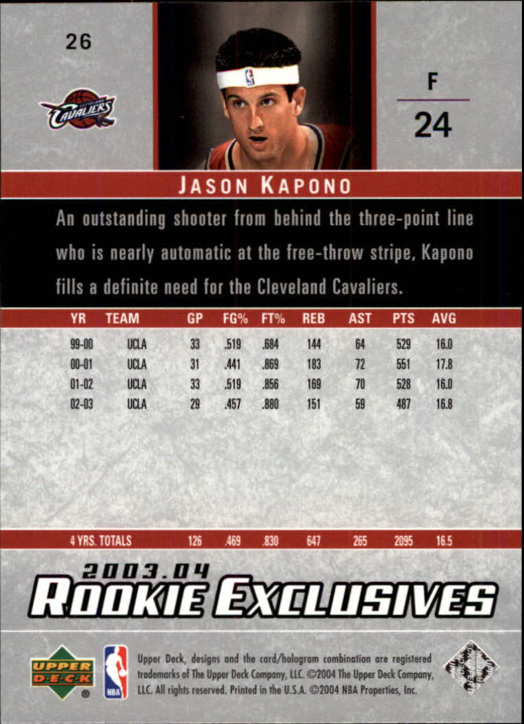 B2293- 2003-04 Upper Deck Rookie Exclusives Bk -You Pick- 15+ FREE US SHIP - Picture 43 of 103