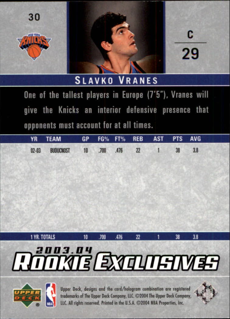B2293- 2003-04 Upper Deck Rookie Exclusives Bk -You Pick- 15+ FREE US SHIP - Picture 51 of 103