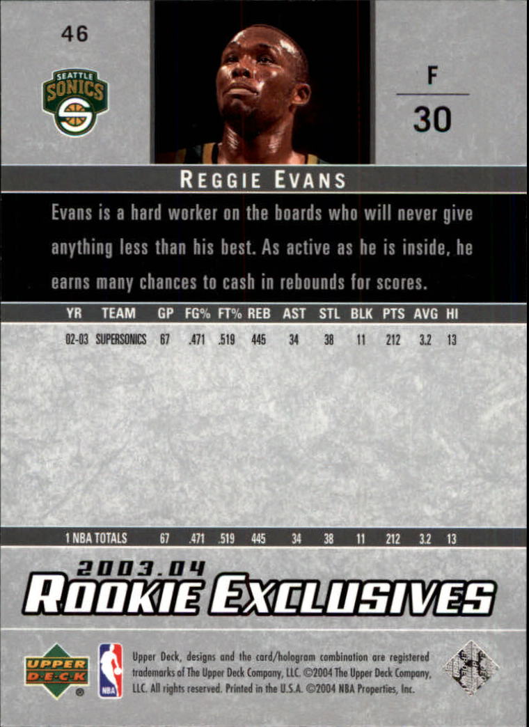 B2293- 2003-04 Upper Deck Rookie Exclusives Bk -You Pick- 15+ FREE US SHIP - Picture 79 of 103