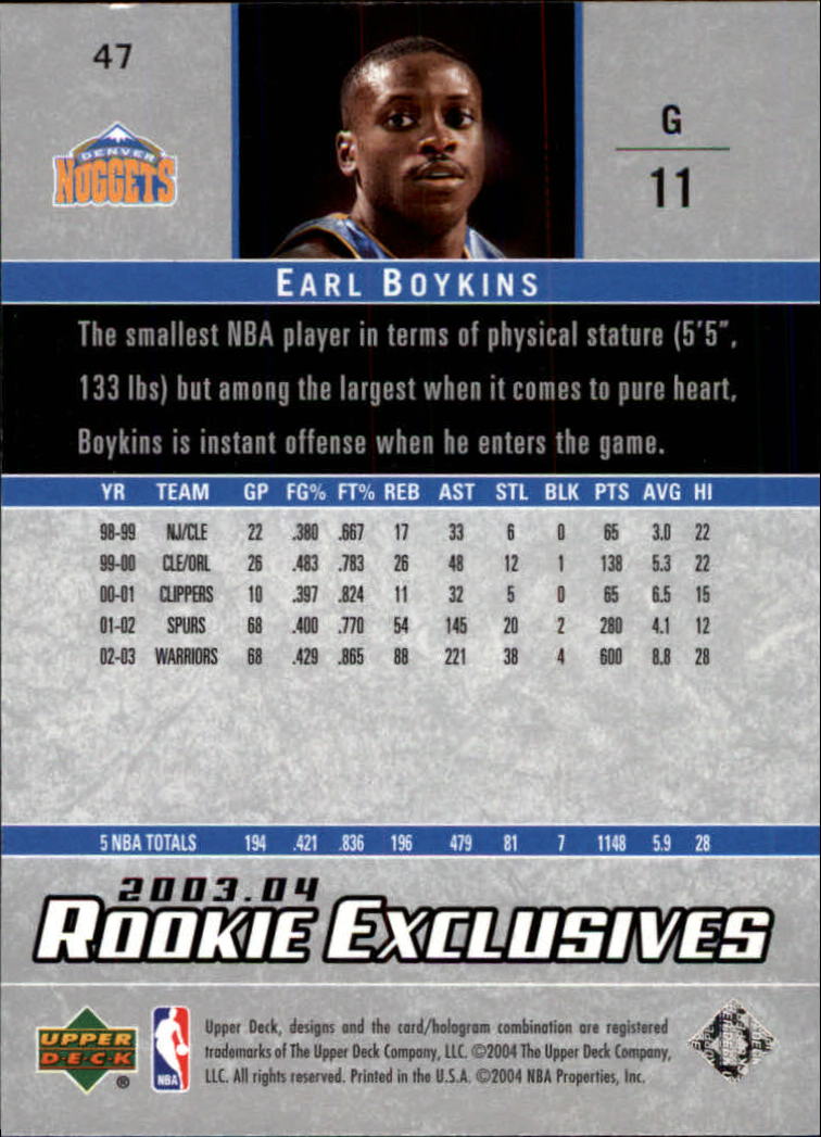 B2293- 2003-04 Upper Deck Rookie Exclusives Bk -You Pick- 15+ FREE US SHIP - Picture 81 of 103