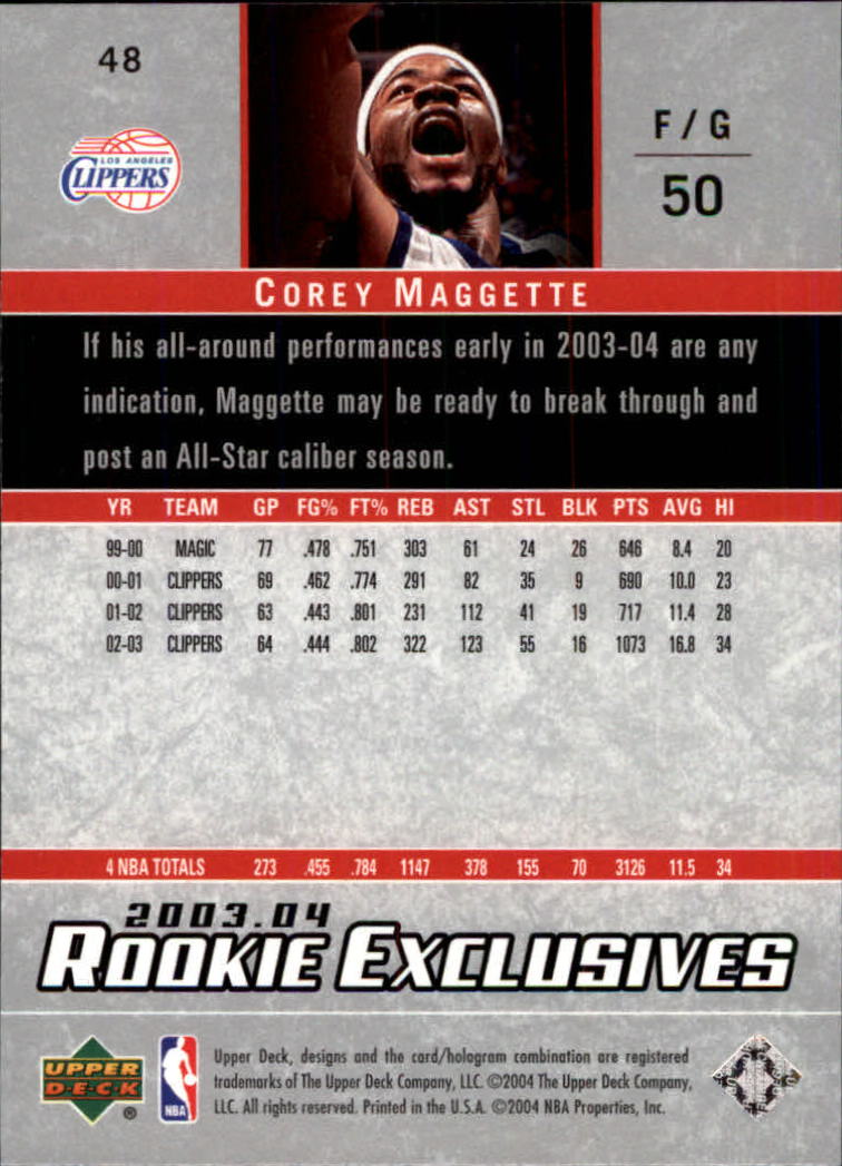 B2293- 2003-04 Upper Deck Rookie Exclusives Bk -You Pick- 15+ FREE US SHIP - Picture 83 of 103