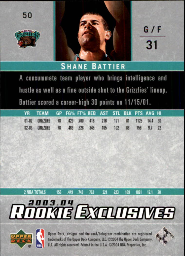 B2293- 2003-04 Upper Deck Rookie Exclusives Bk -You Pick- 15+ FREE US SHIP - Picture 87 of 103