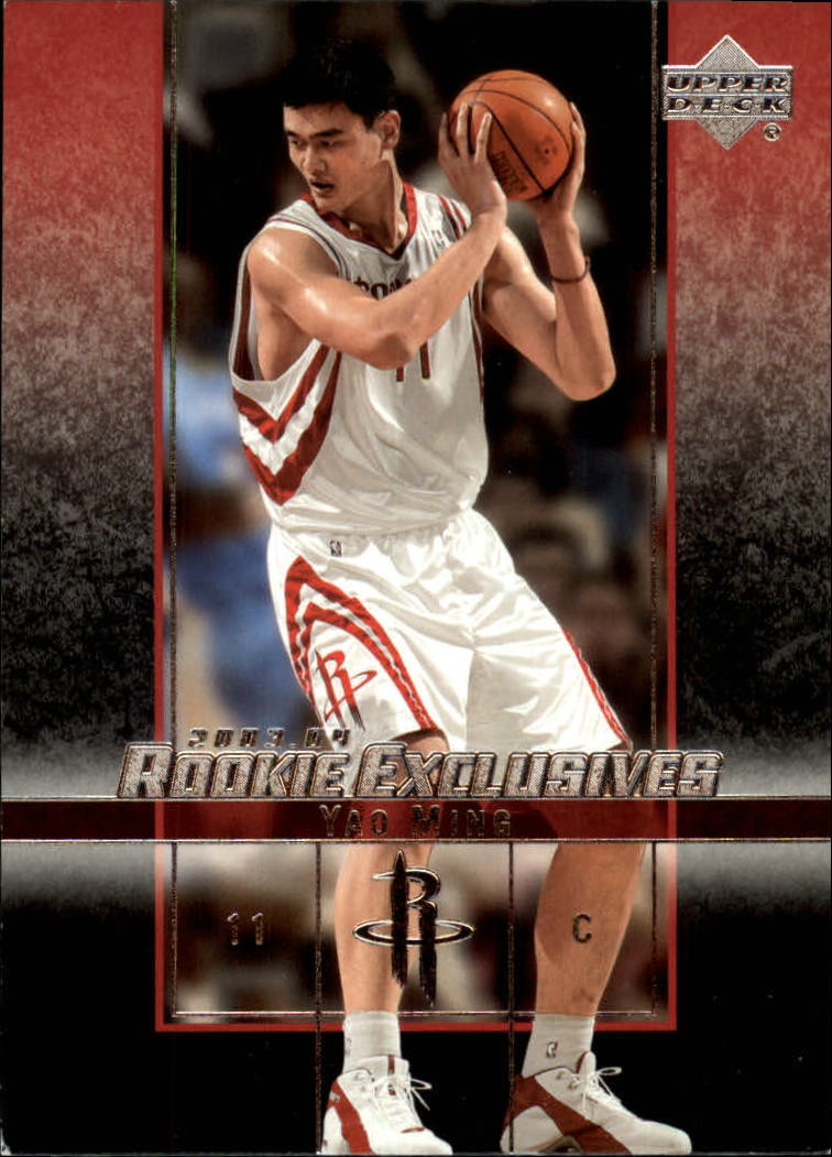 2003-04 Upper Deck Rookie Exclusives #58 Yao Ming