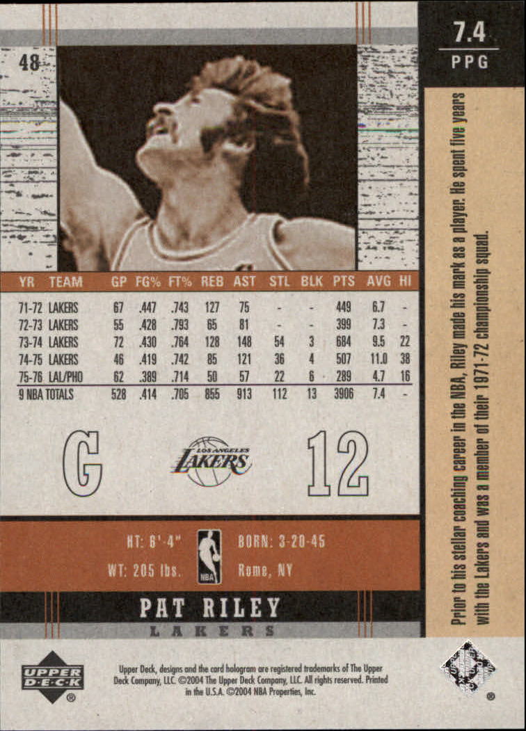 2003-04 Upper Deck Legends Throwback Basketball (Pick Card From List) C110 04-24 - Picture 61 of 127