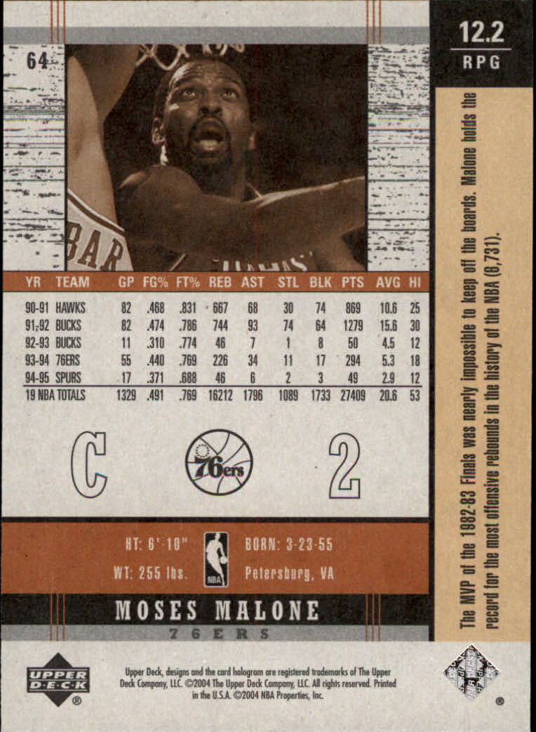 2003-04 Upper Deck Legends Throwback Basketball (Pick Card From List) C110 04-24 - Picture 87 of 127