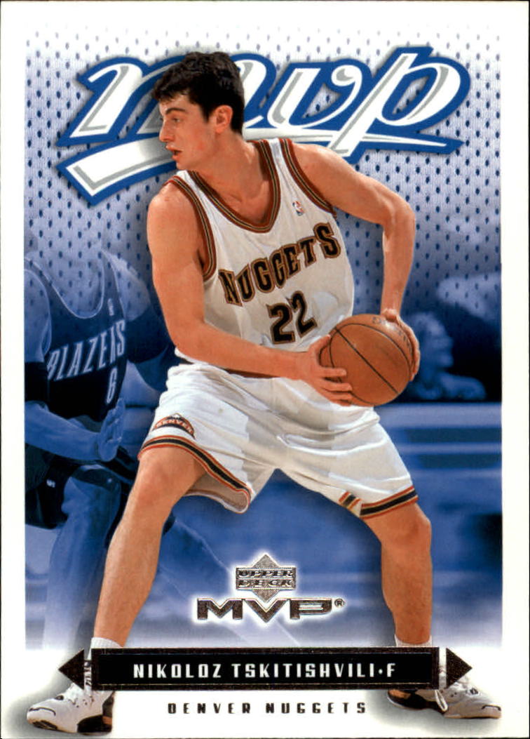2003-04 Upper Deck MVP #37 Nikoloz Tskitishvili