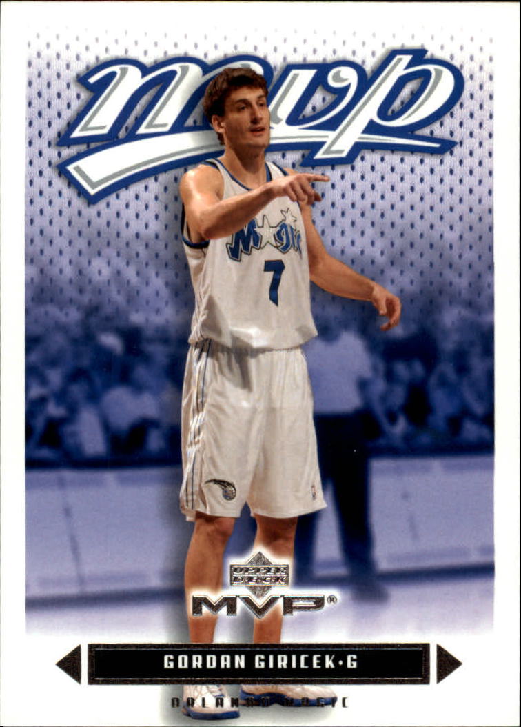 2003-04 Upper Deck MVP #130 Gordan Giricek
