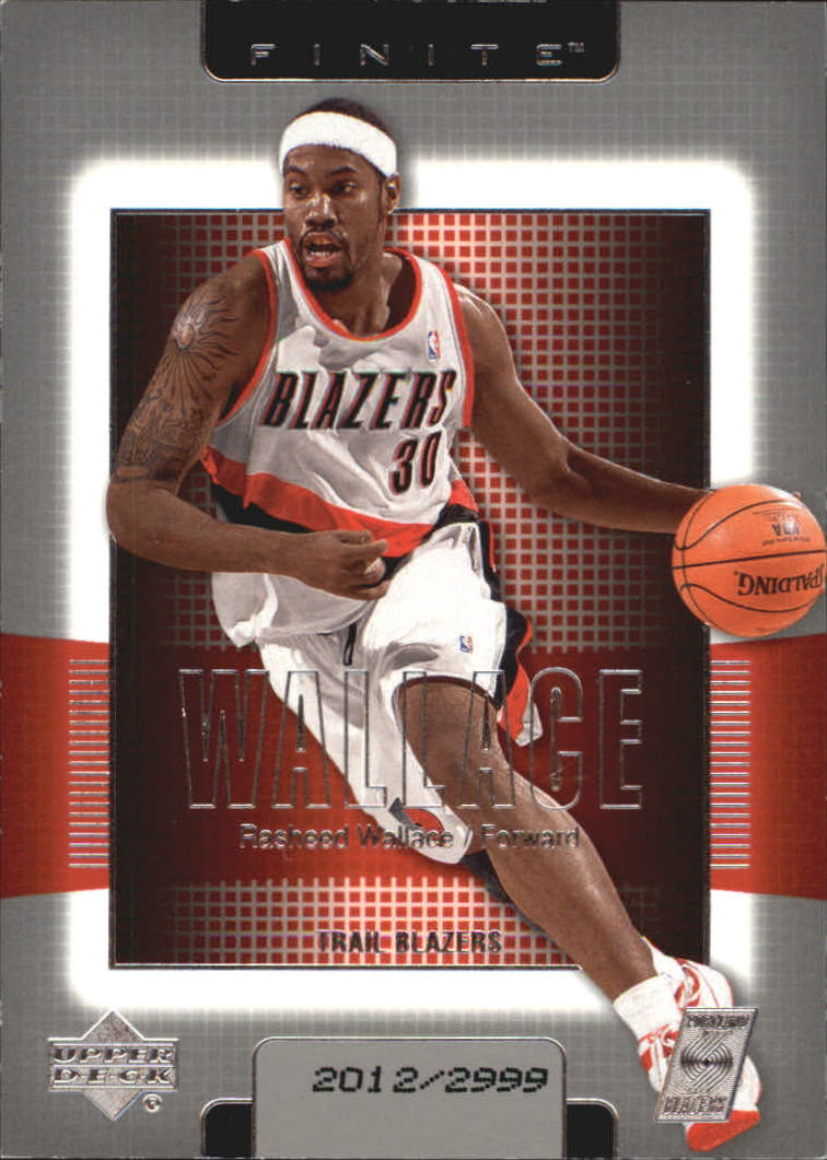 2003-04 Upper Deck Finite #153 Rasheed Wallace