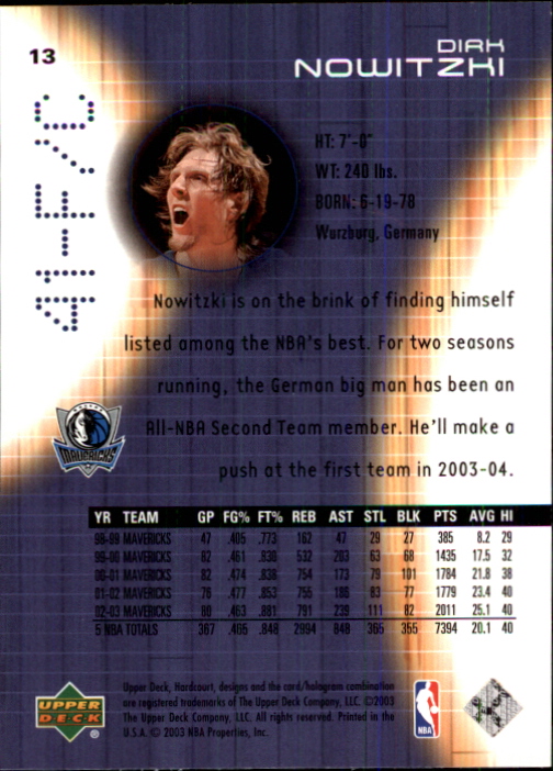 Dirk Nowitzki cards (1999-2021) Mavericks - You Choose - Bild 109 von 266