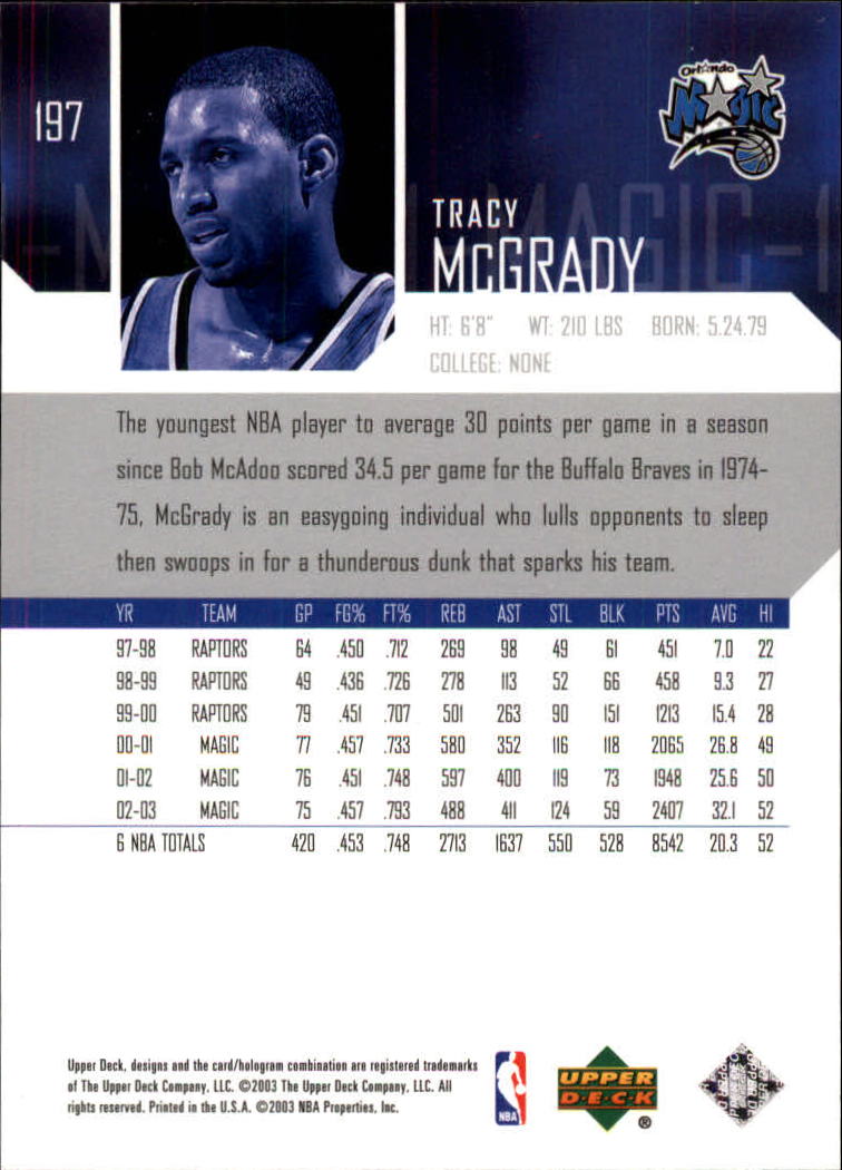 Tracy McGrady cards (1998-2021) Magic Raptors Rockets - You Choose - Picture 161 of 275