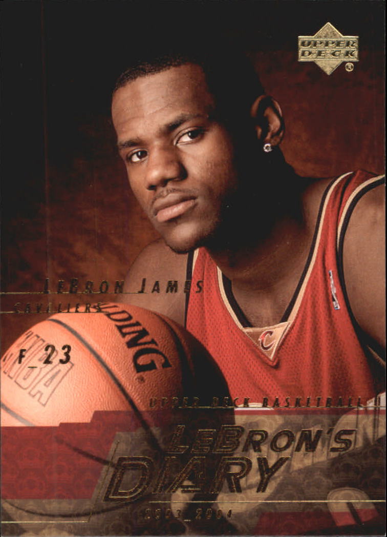 2003 upper deck lebron james diary
