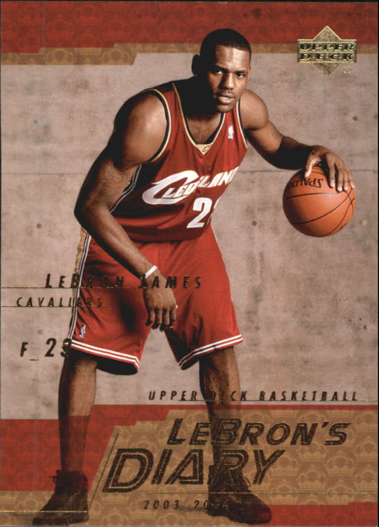 2003-04 Upper Deck LeBron's Diary #LJ13 LeBron James
