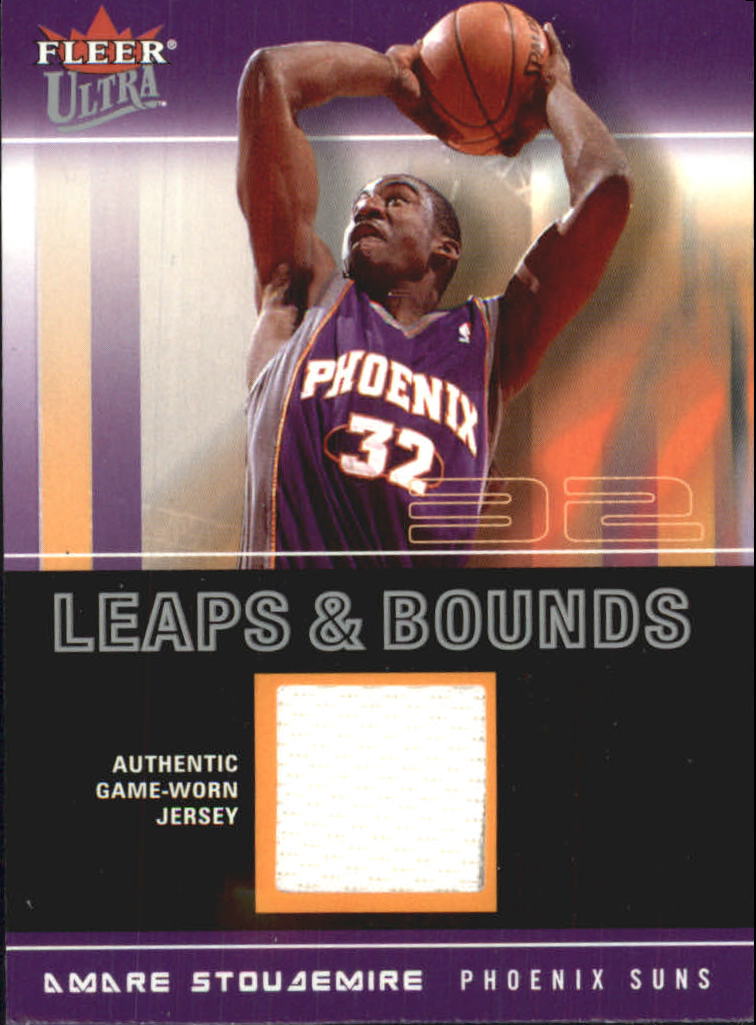 2003-04 Ultra Leaps and Bounds Game Used #LBAS Amare Stoudemire