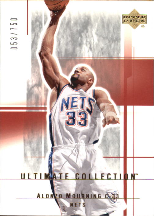 2003-04 Ultimate Collection #68 Alonzo Mourning