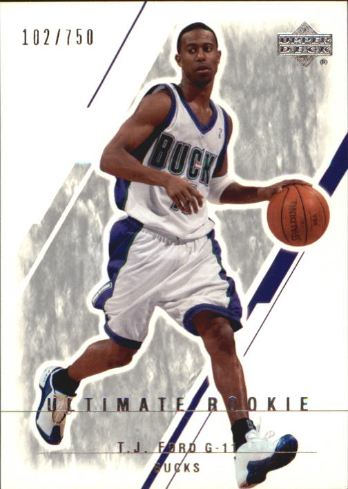 2003-04 Ultimate Collection #117 T.J. Ford RC