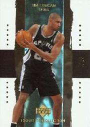Tim Duncan Gold Parallel #35 front scan.