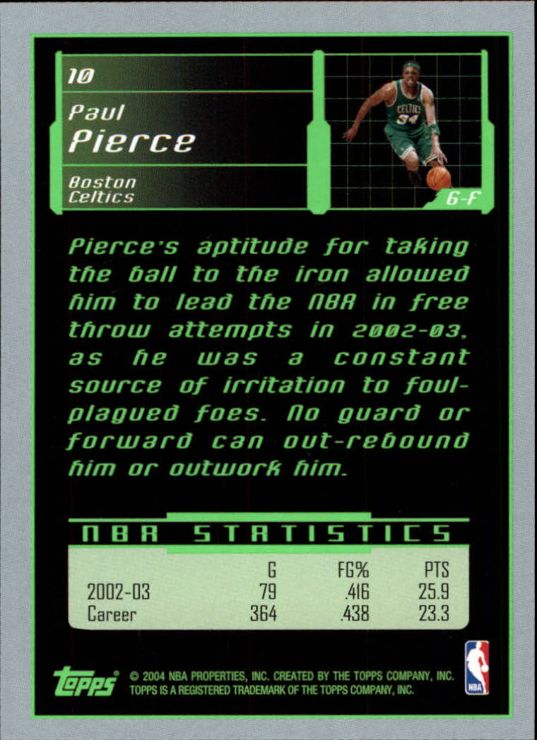 Paul Pierce cards (1999-2021) Celtics Nets - You Choose - Bild 134 von 360