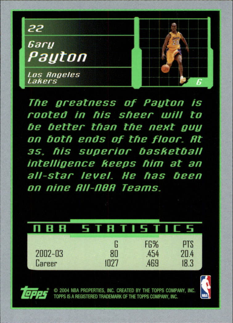 Gary Payton cards (1991-2022) Sonics Heat Lakers Bucks - You Choose - Picture 209 of 258