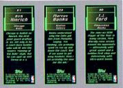 2003-04 Topps Rookie Matrix #FBH T.J. Ford 118 RC/Marcus Banks 123 RC/Kirk Hinrich 117 RC back image