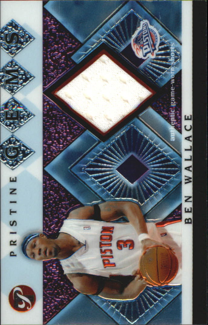2003-04 Topps Pristine Gems Relics #BW Ben Wallace G