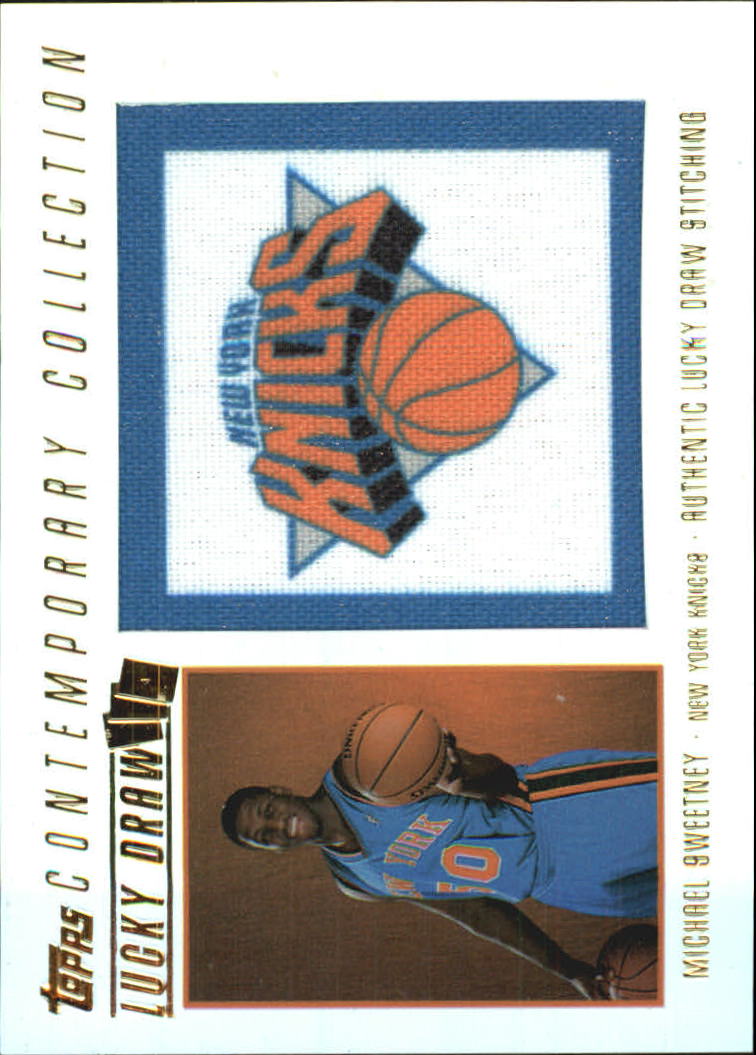 2003-04 Topps Contemporary Collection Lucky Draw 50 #LD25 Mike Sweetney