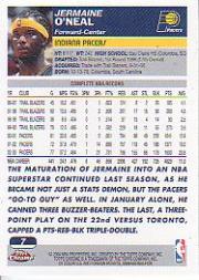 2003-04 Topps Chrome #7 Jermaine O'Neal back image