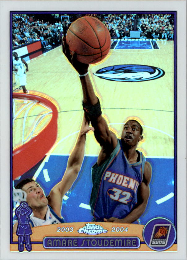 2003-04 Topps Chrome Refractors #67 Amare Stoudemire