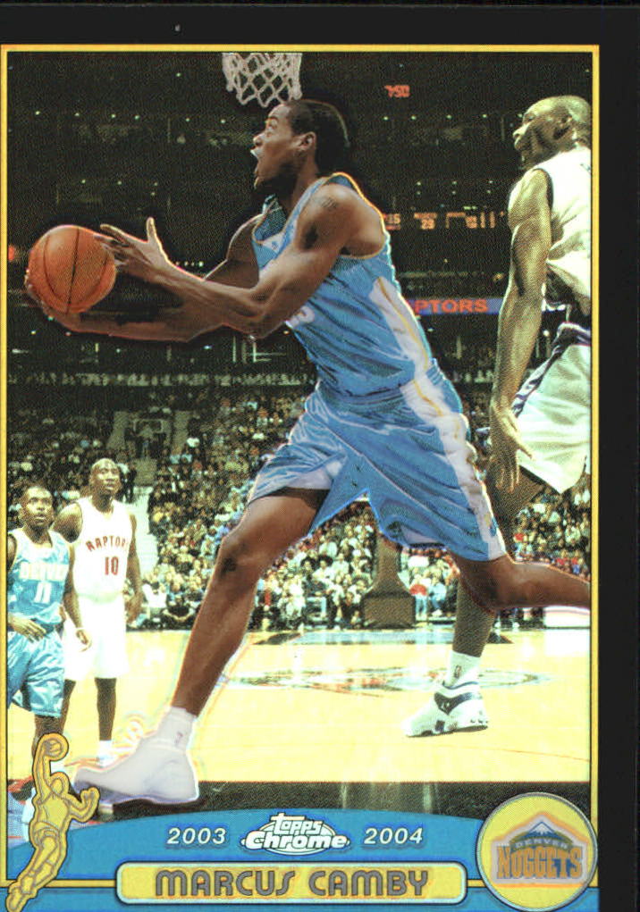 2003-04 Topps Chrome Refractors Black #53 Marcus Camby