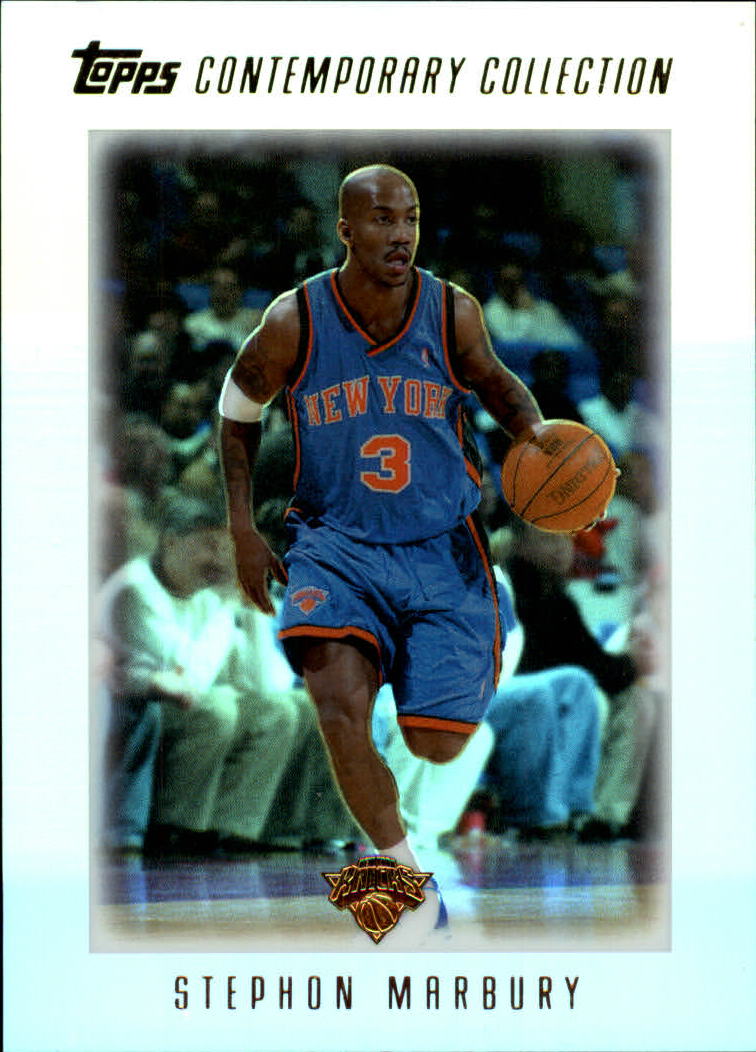 Stephon Marbury Autographed New York Knicks Blue Jersey Beckett