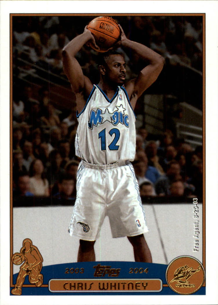 2003-04 Topps Collection #98 Chris Whitney