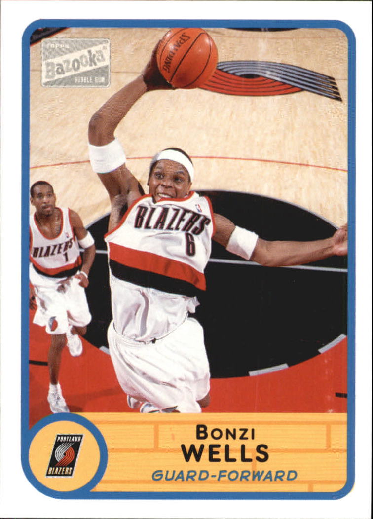 2003-04 Bazooka #128 Bonzi Wells